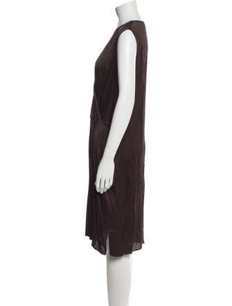 AllSaints V-Neck Knee-Length Dress