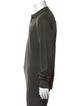 AllSaints Merino Wool Crew Neck Polo Sweater