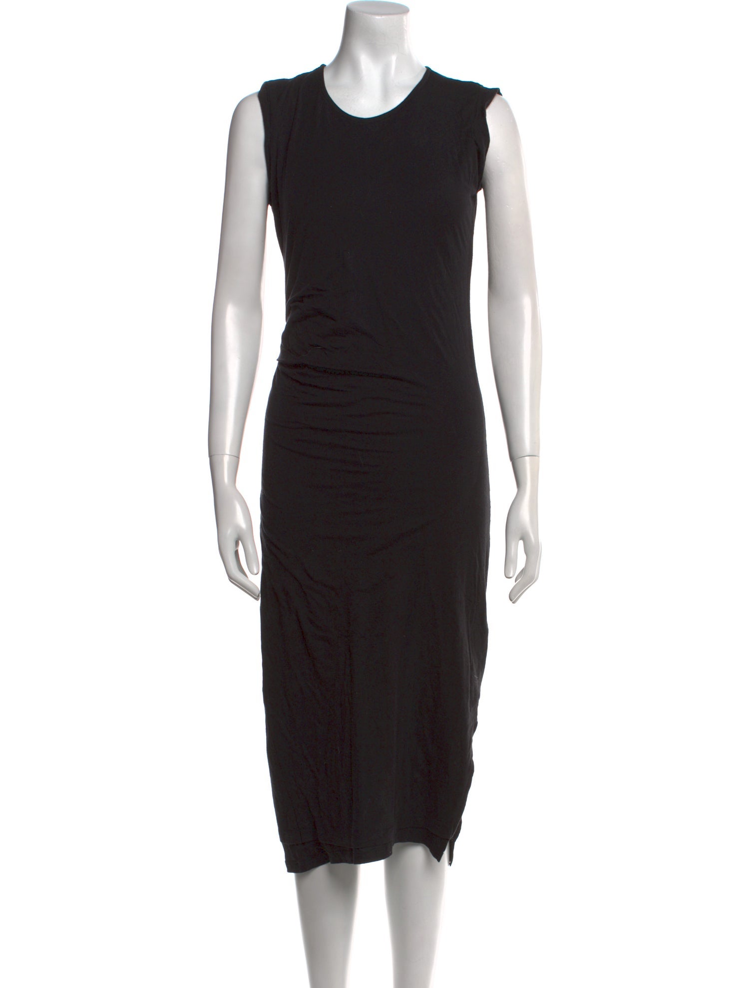 AllSaints Crew Neck Midi Length Dress