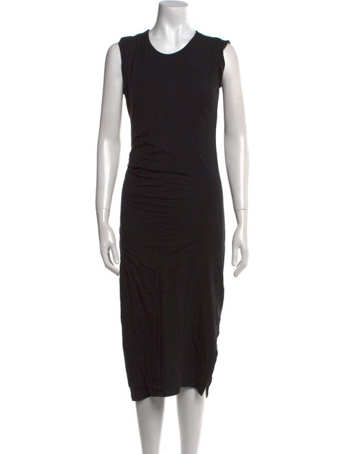 AllSaints Crew Neck Midi Length Dress