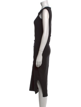 AllSaints Crew Neck Midi Length Dress