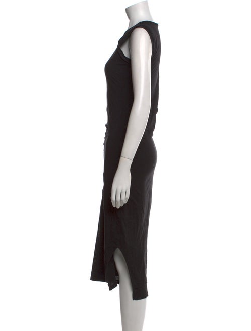 AllSaints Crew Neck Midi Length Dress