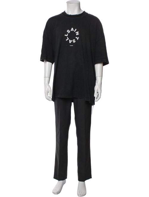 AllSaints Graphic Print Crew Neck T-Shirt