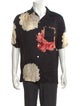 AllSaints Floral Print Short Sleeve Shirt