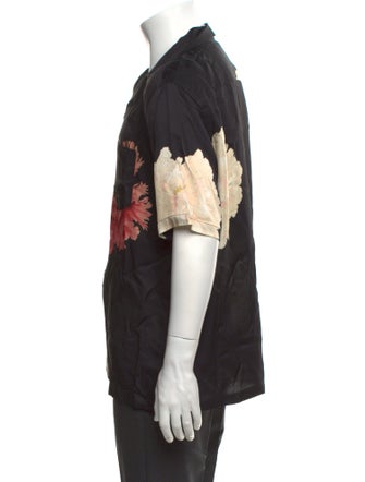 AllSaints Floral Print Short Sleeve Shirt