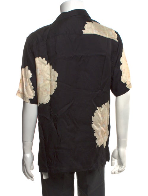 AllSaints Floral Print Short Sleeve Shirt