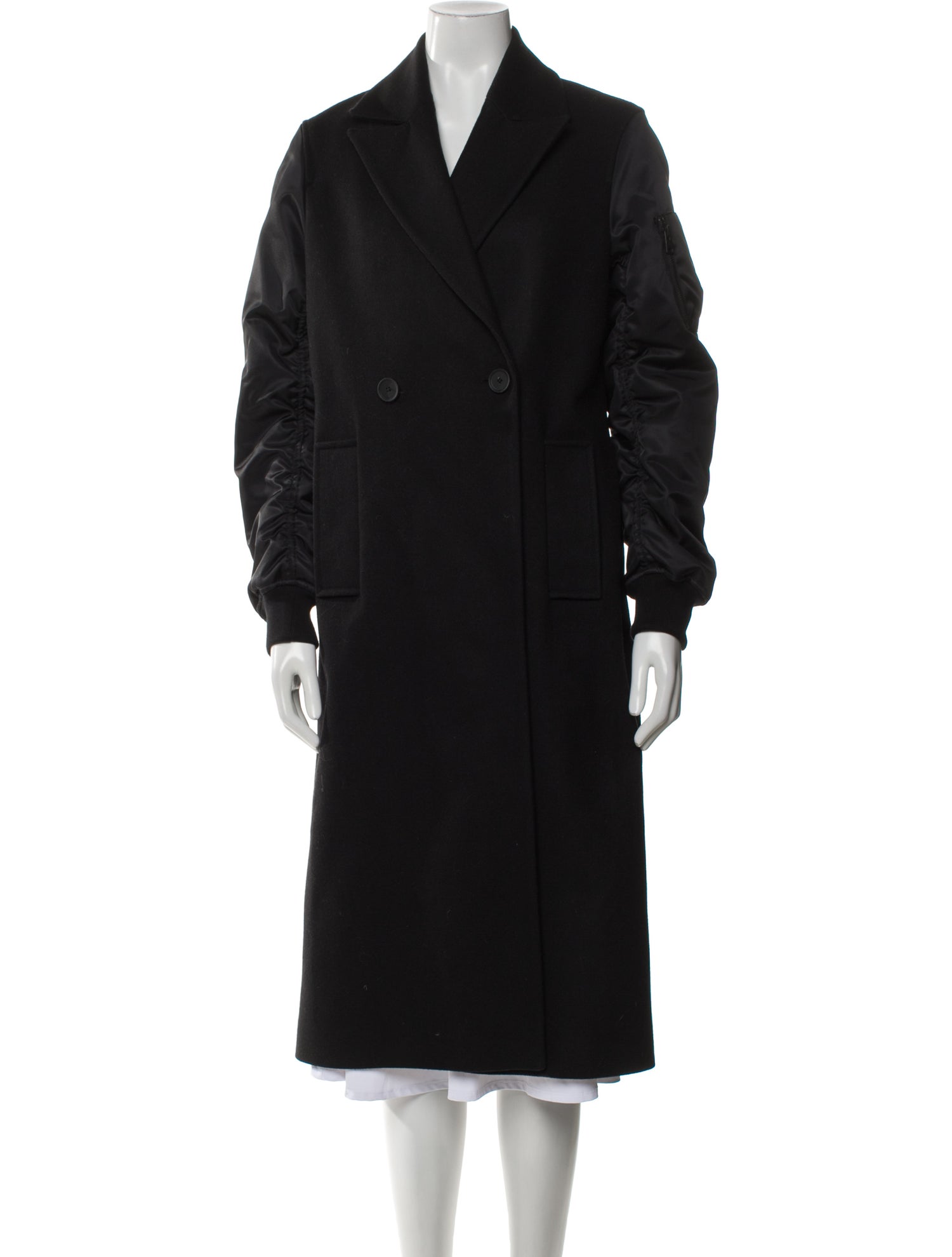 AllSaints Wool Trench Coat