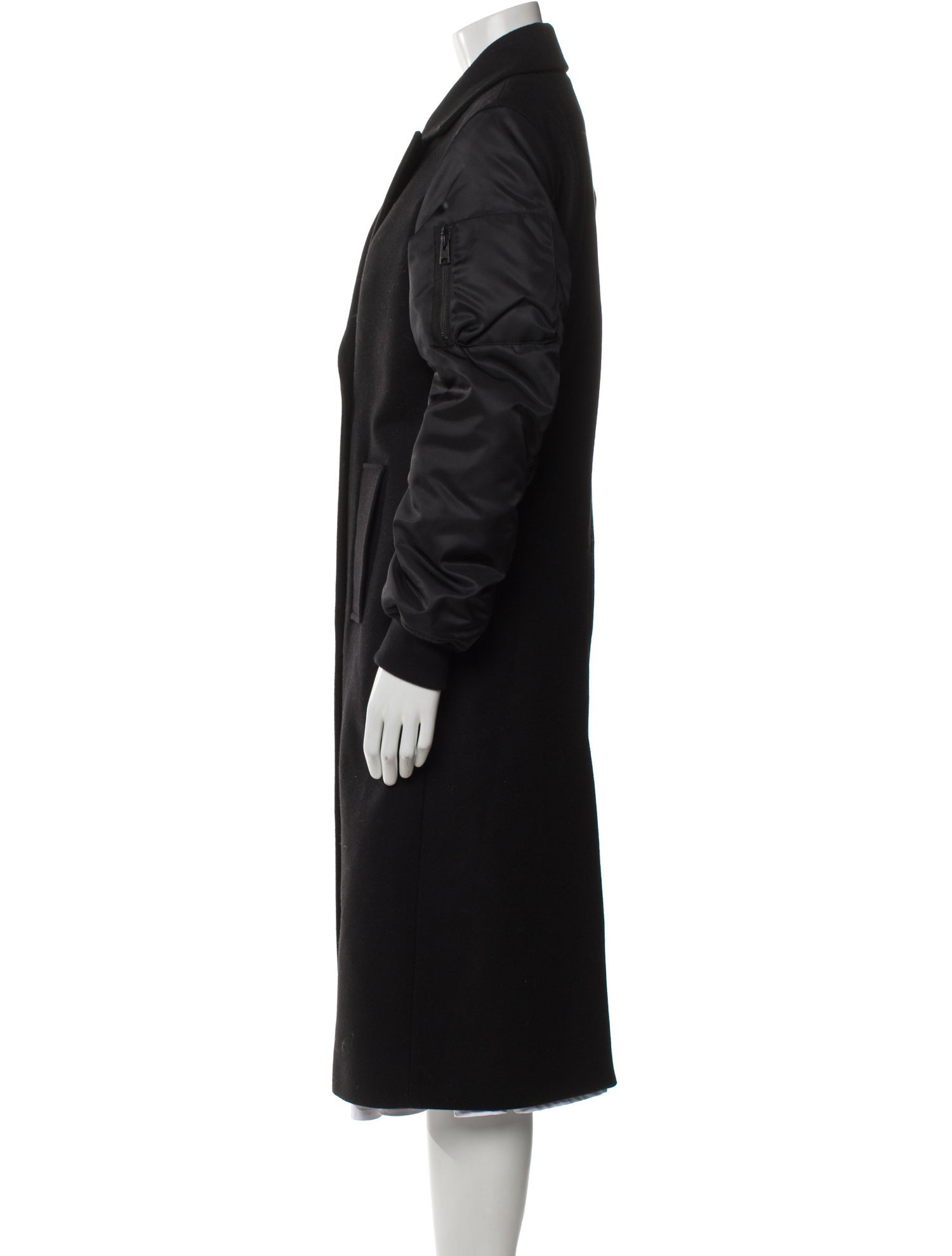 AllSaints Wool Trench Coat