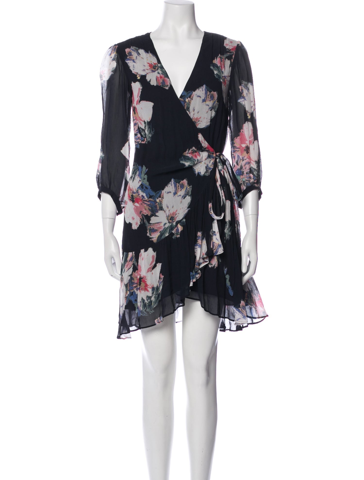 AllSaints Floral Print Mini Dress
