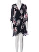 AllSaints Floral Print Mini Dress