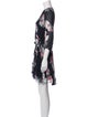 AllSaints Floral Print Mini Dress