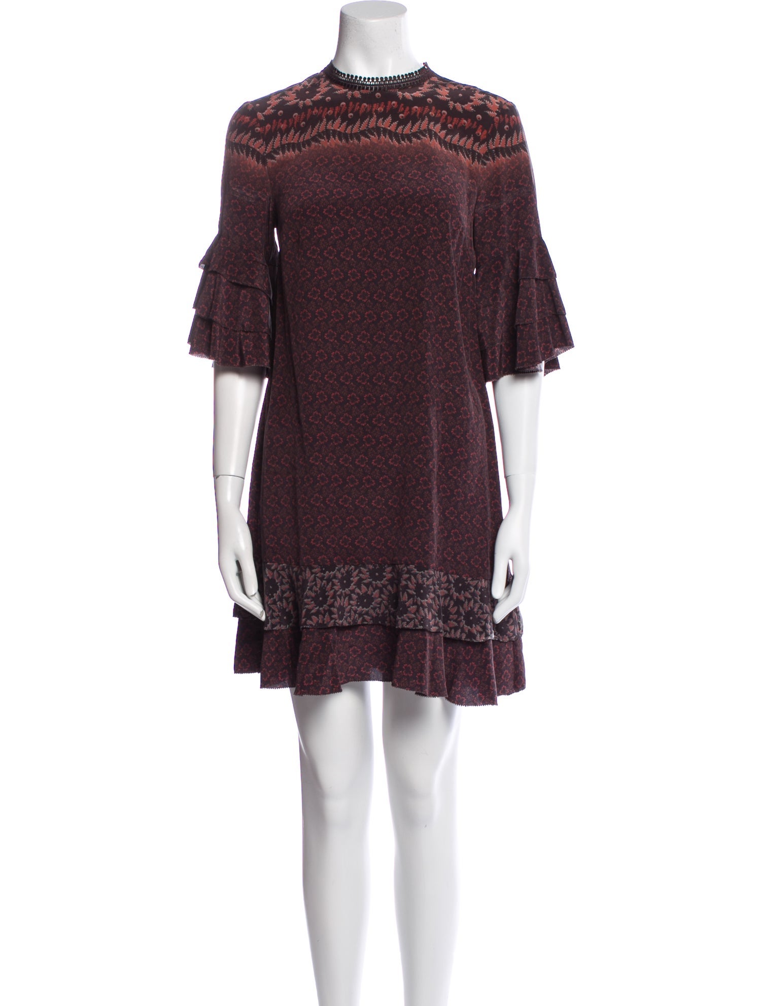 AllSaints Silk Mini Dress