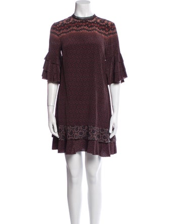 AllSaints Silk Mini Dress