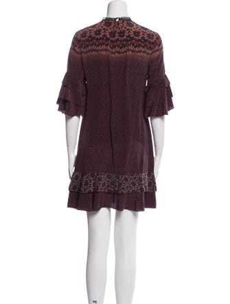 AllSaints Silk Mini Dress