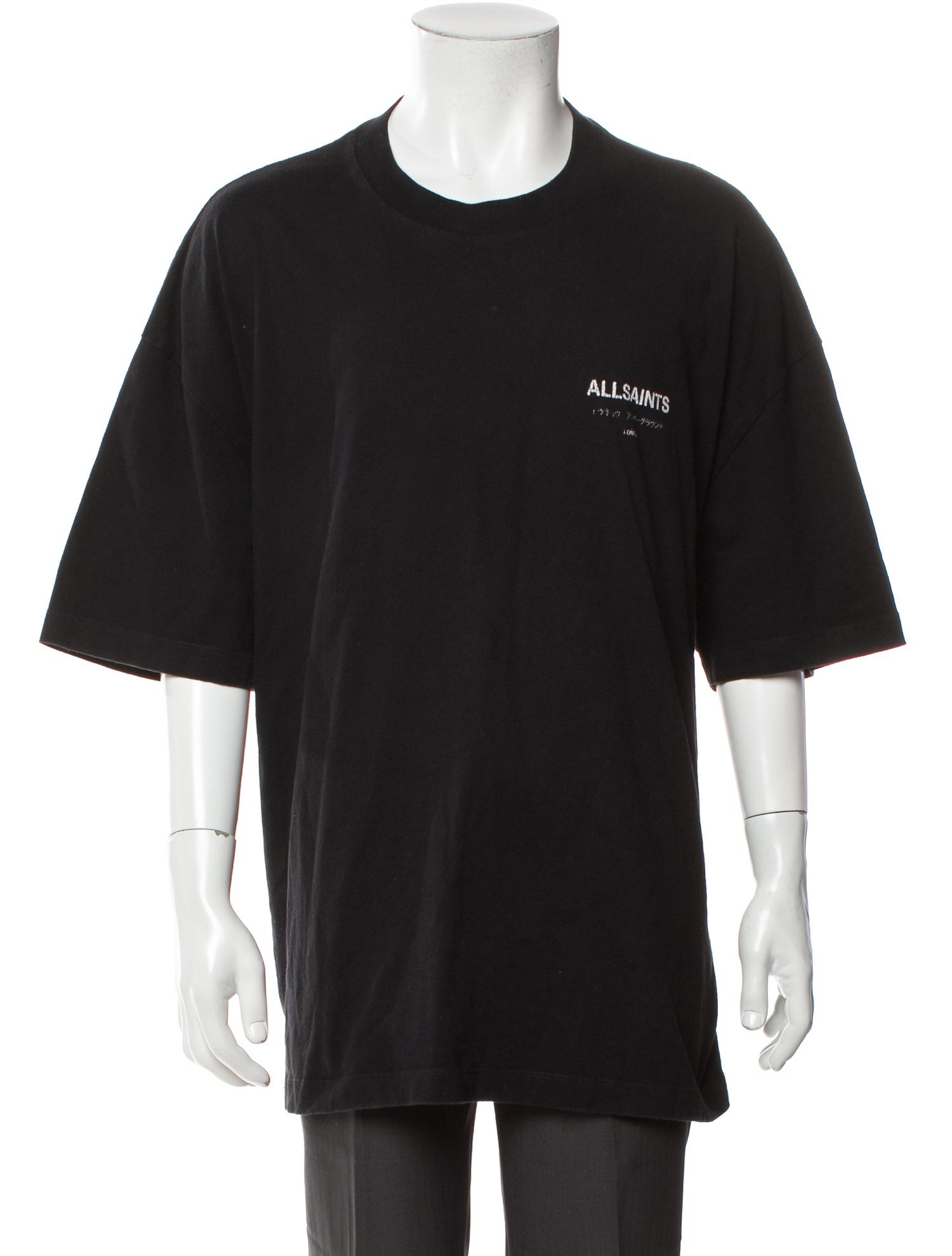 AllSaints Graphic Print Crew Neck T-Shirt
