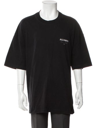 AllSaints Graphic Print Crew Neck T-Shirt
