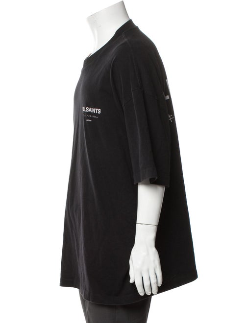 AllSaints Graphic Print Crew Neck T-Shirt