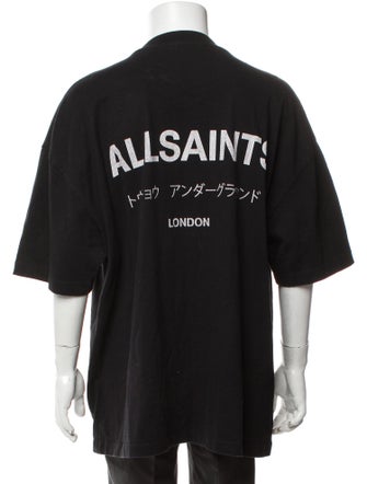 AllSaints Graphic Print Crew Neck T-Shirt