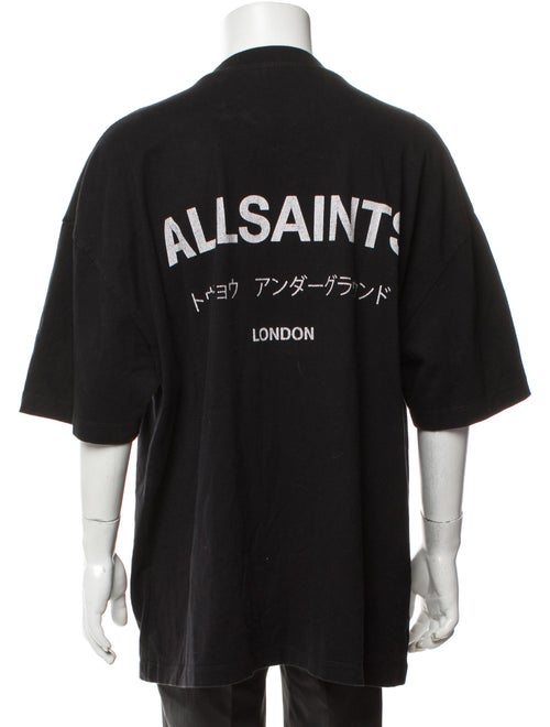 AllSaints Graphic Print Crew Neck T-Shirt
