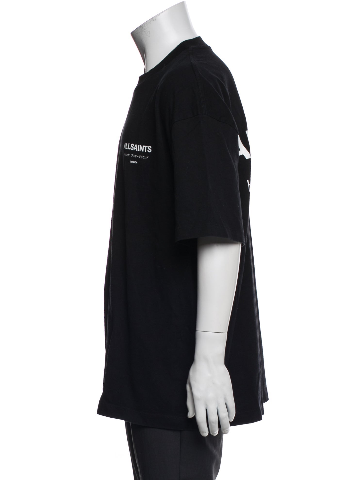 AllSaints Graphic Print Crew Neck T-Shirt