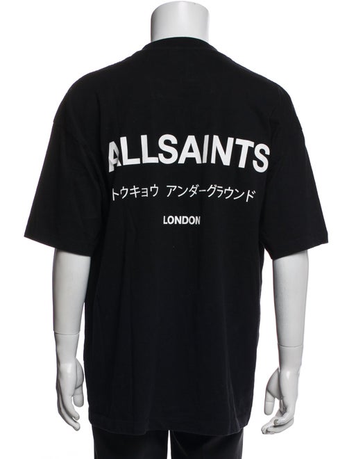 AllSaints Graphic Print Crew Neck T-Shirt