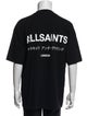 AllSaints Graphic Print Crew Neck T-Shirt