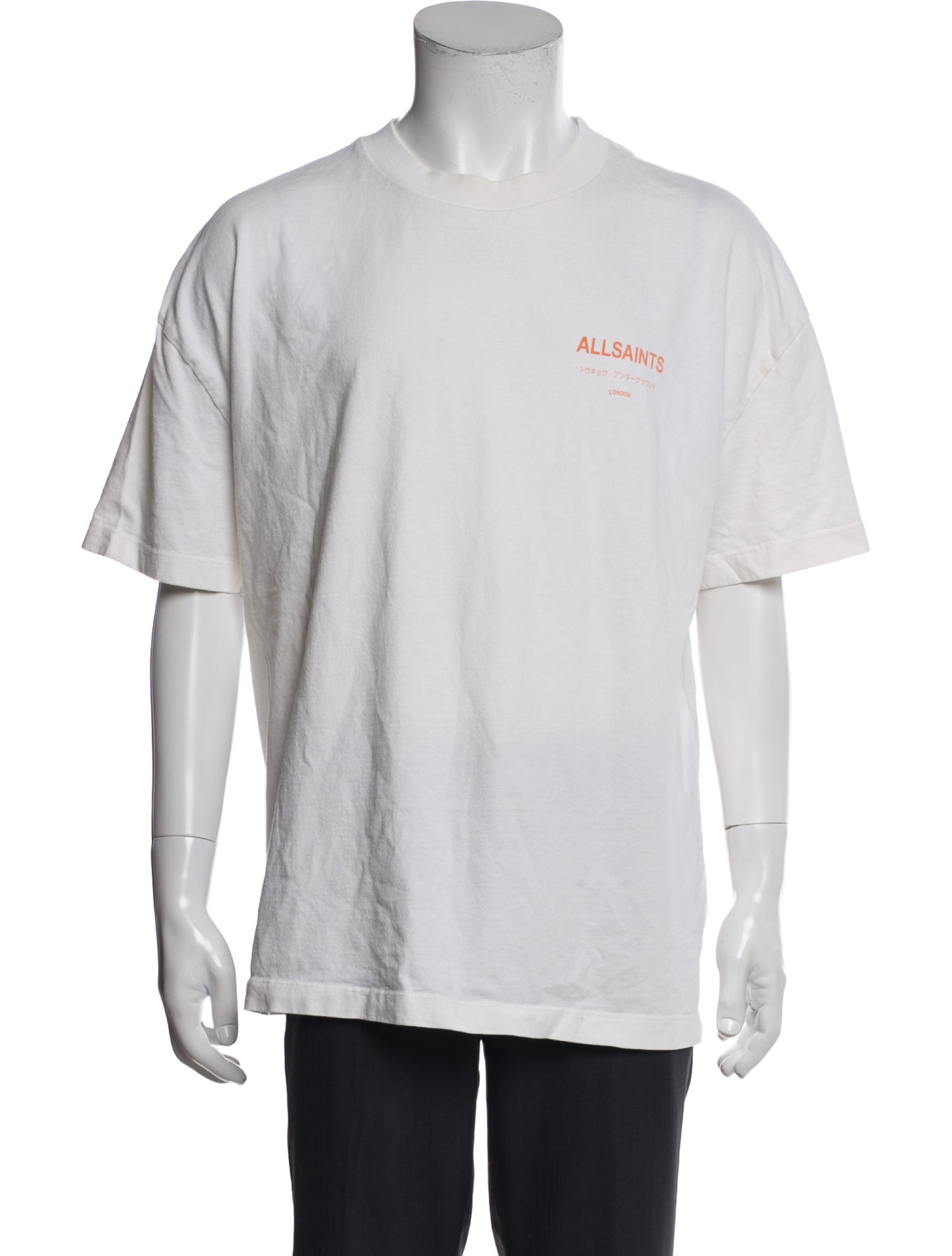 AllSaints Graphic Print Crew Neck T-Shirt