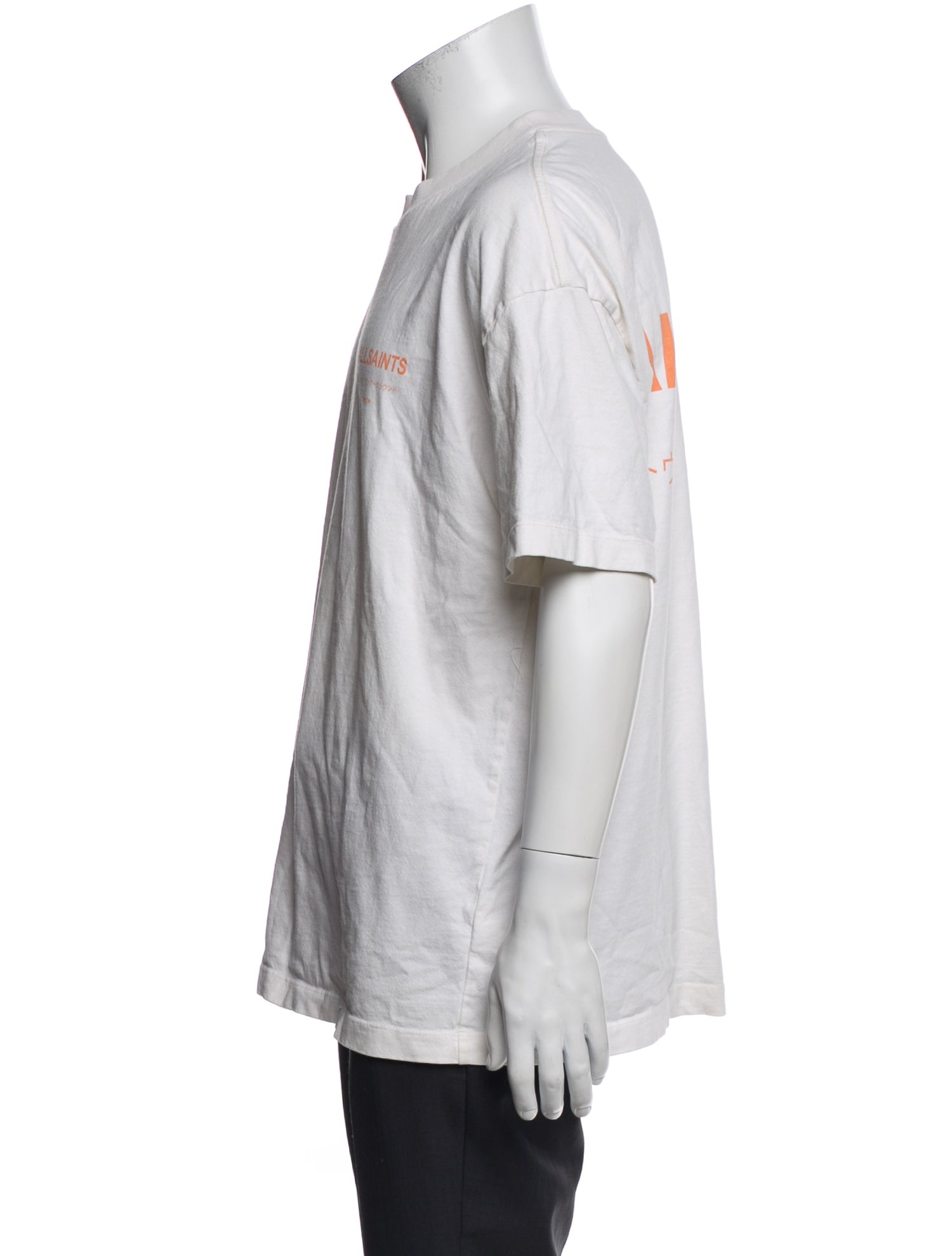 AllSaints Graphic Print Crew Neck T-Shirt