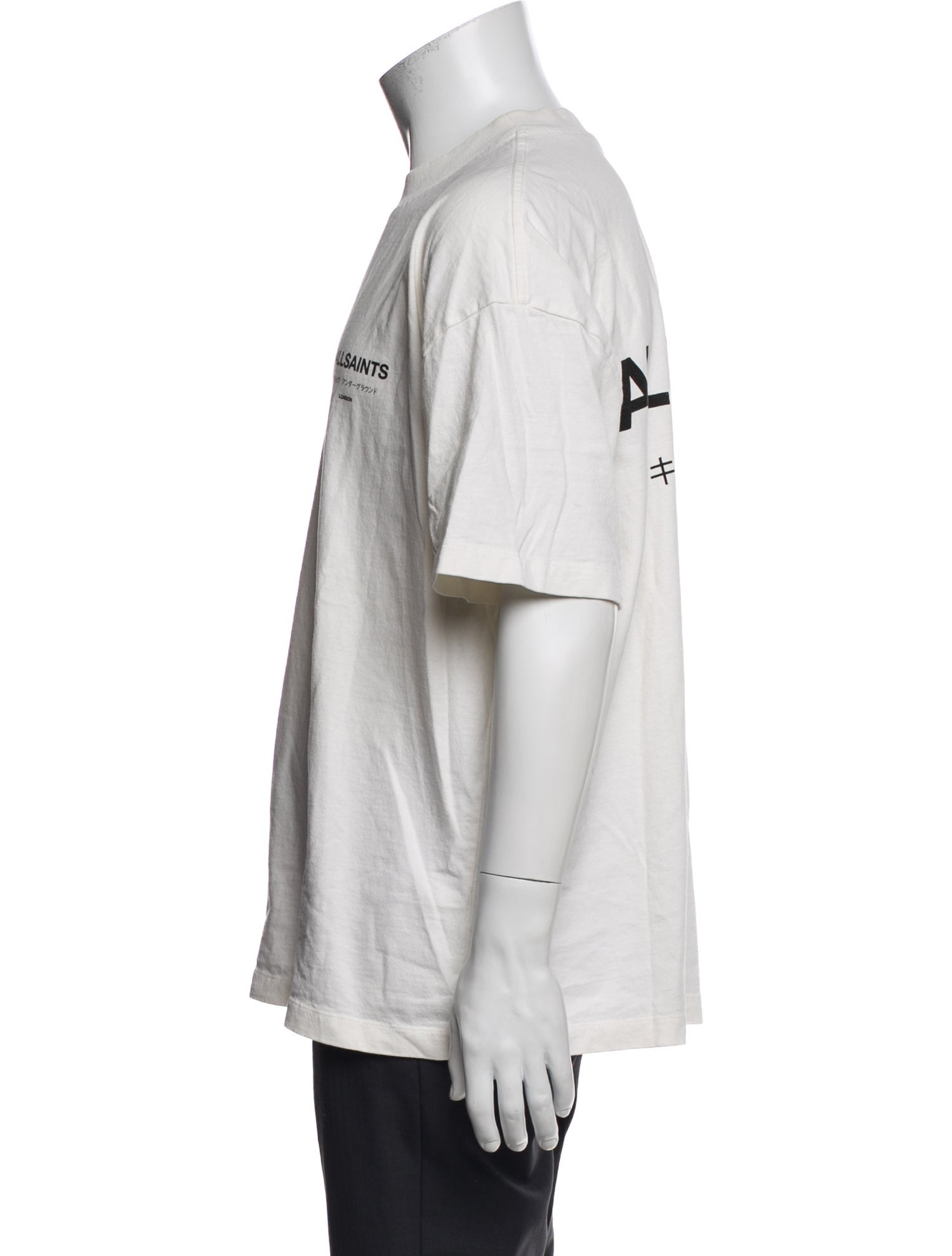 AllSaints Graphic Print Crew Neck T-Shirt