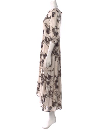 AllSaints Printed Long Dress