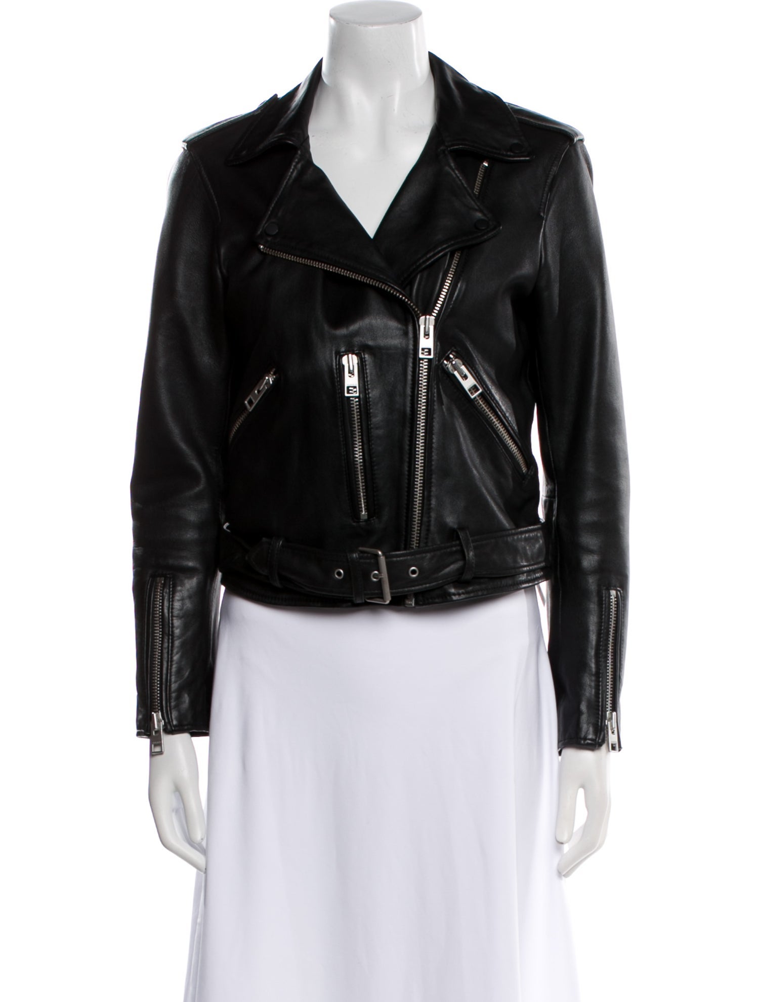 AllSaints Leather Biker Jacket