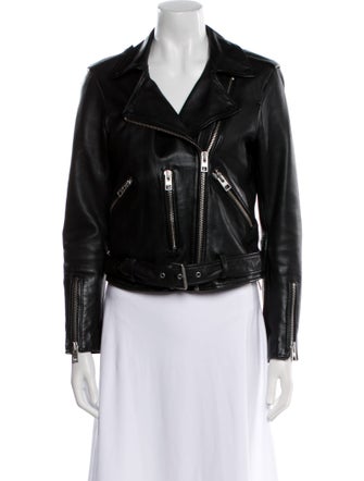 AllSaints Leather Biker Jacket