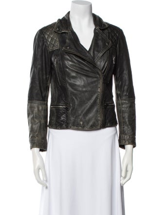 AllSaints Leather Biker Jacket