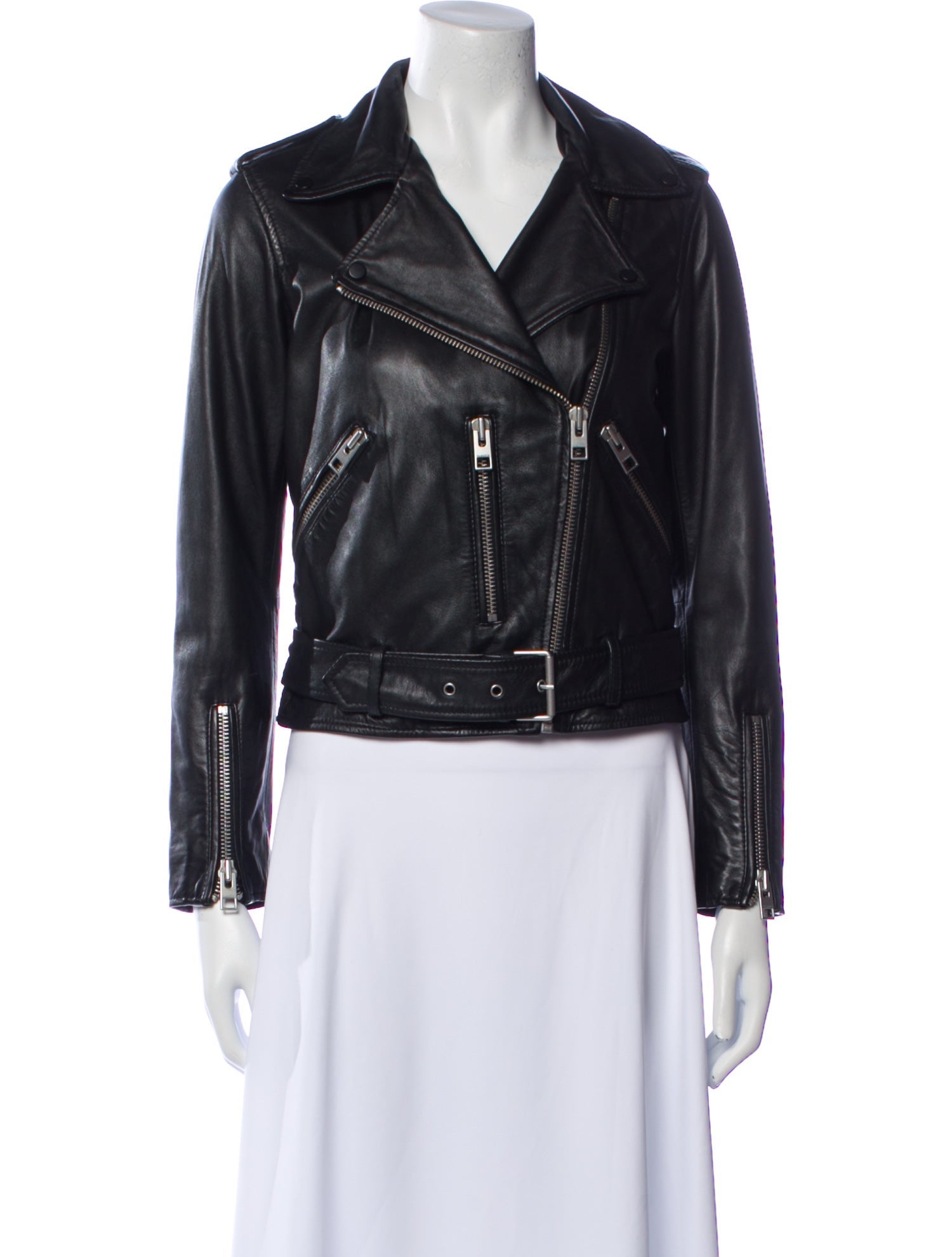 AllSaints Leather Biker Jacket