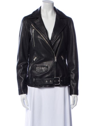 AllSaints Leather Biker Jacket
