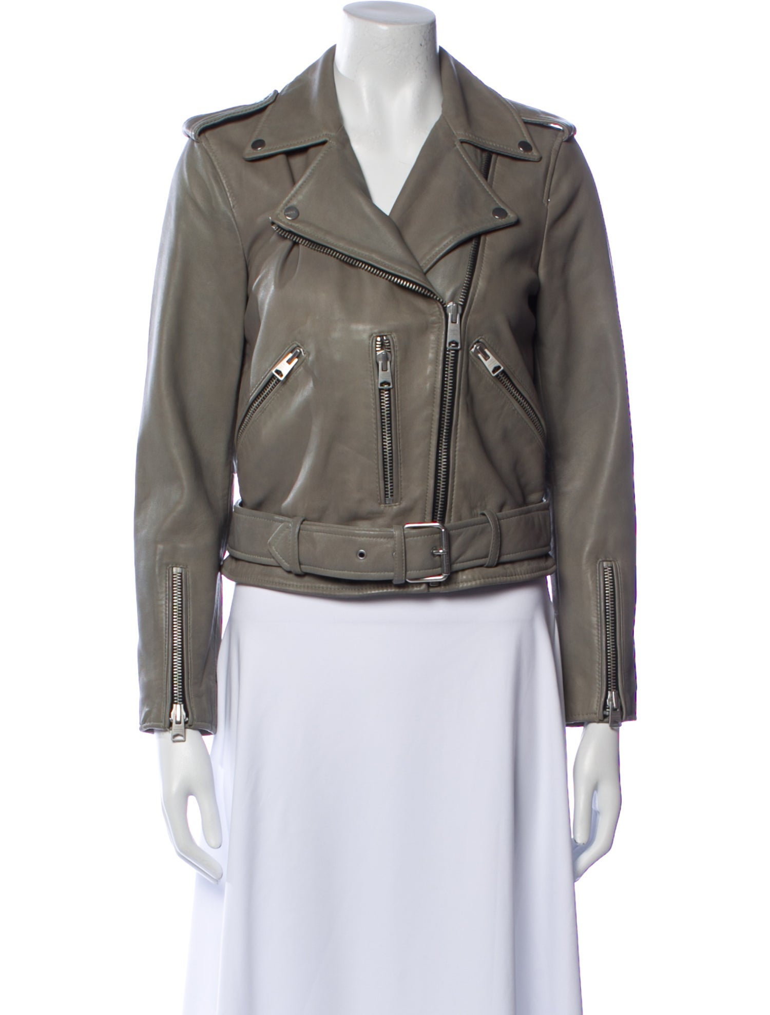 AllSaints Leather Biker Jacket w/ Tags