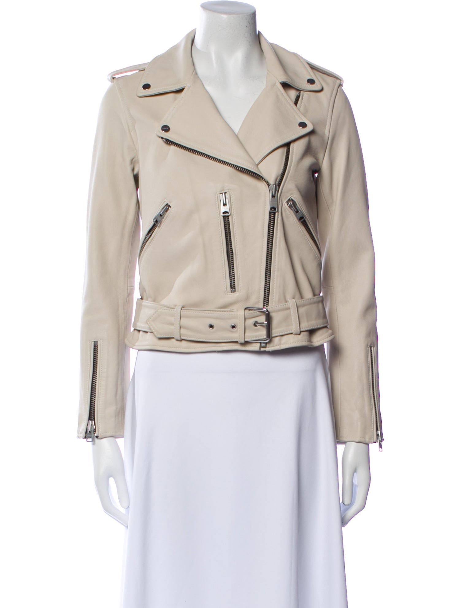 AllSaints Leather Biker Jacket