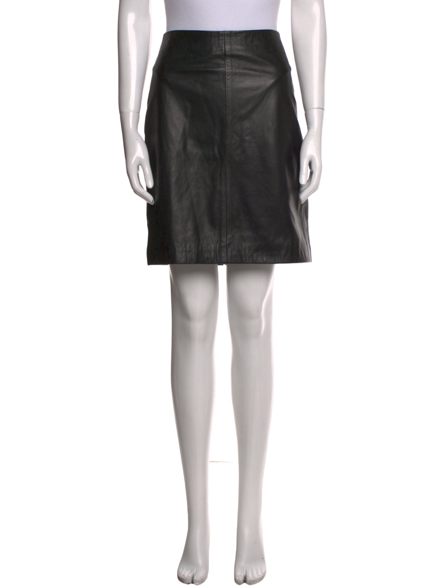 AllSaints Lamb Leather Mini Skirt