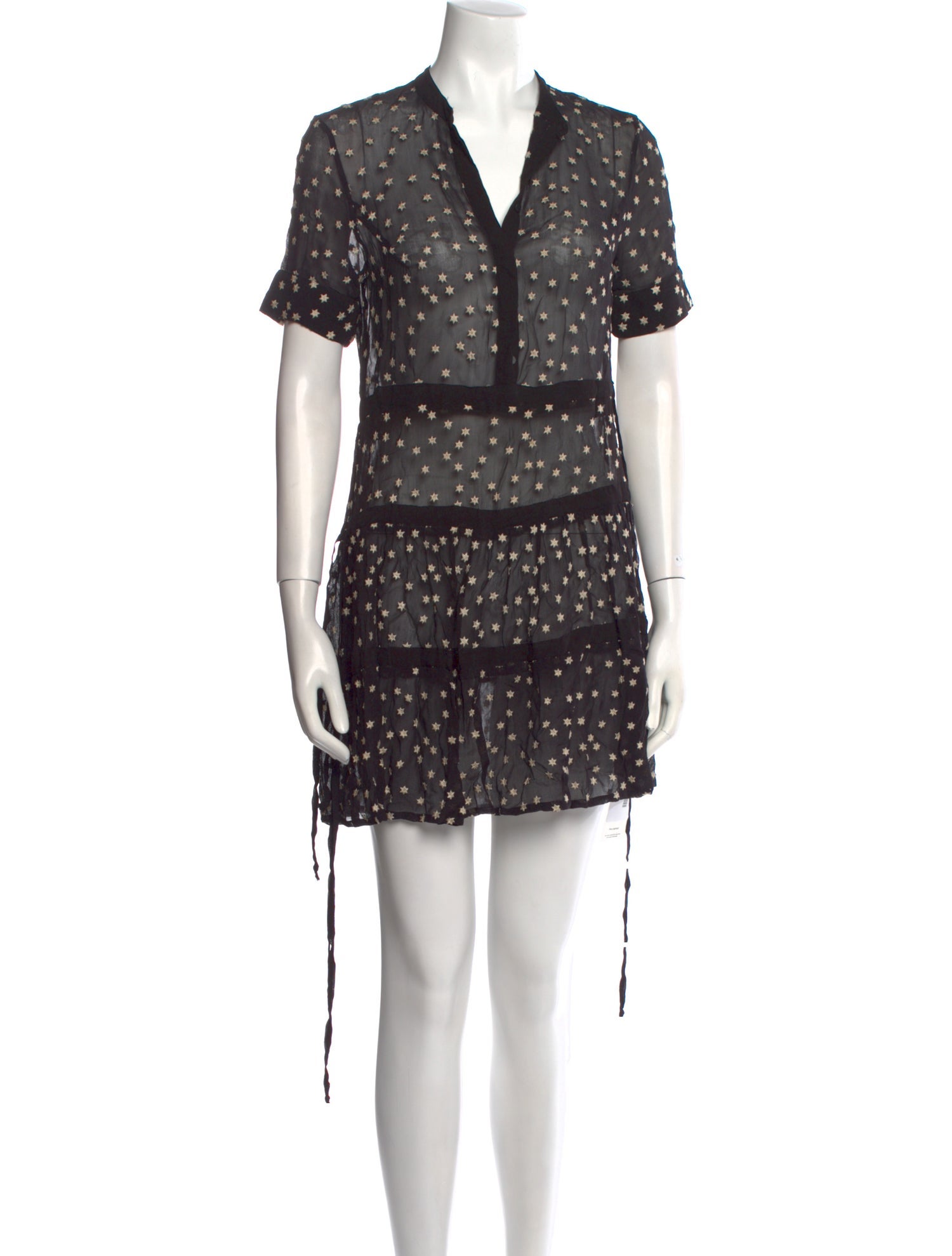 AllSaints Printed Mini Dress