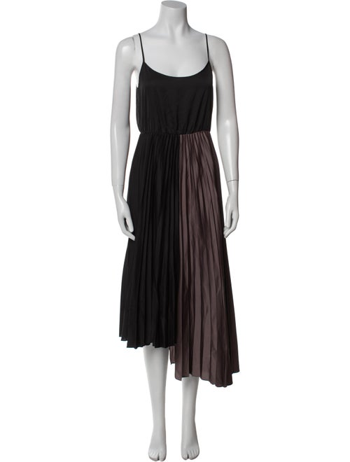 AllSaints Scoop Neck Midi Length Dress