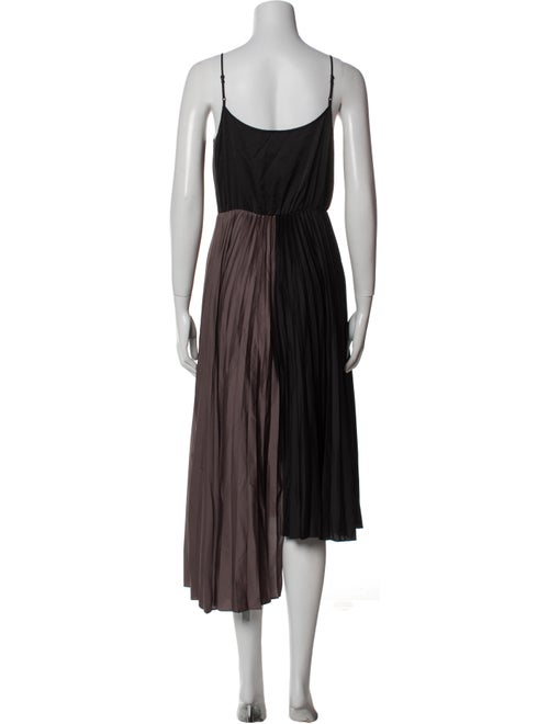 AllSaints Scoop Neck Midi Length Dress