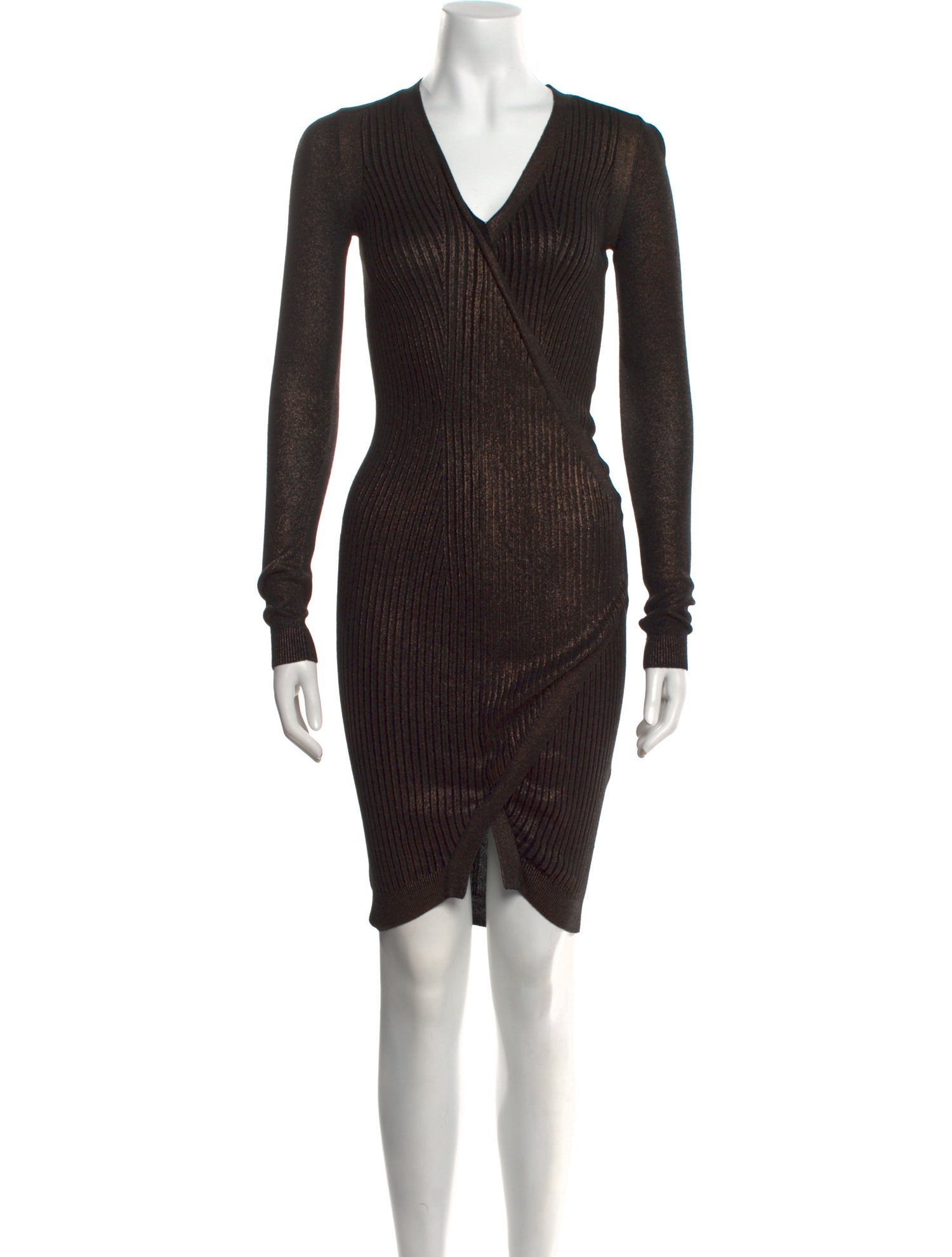 AllSaints V-Neck Knee-Length Dress