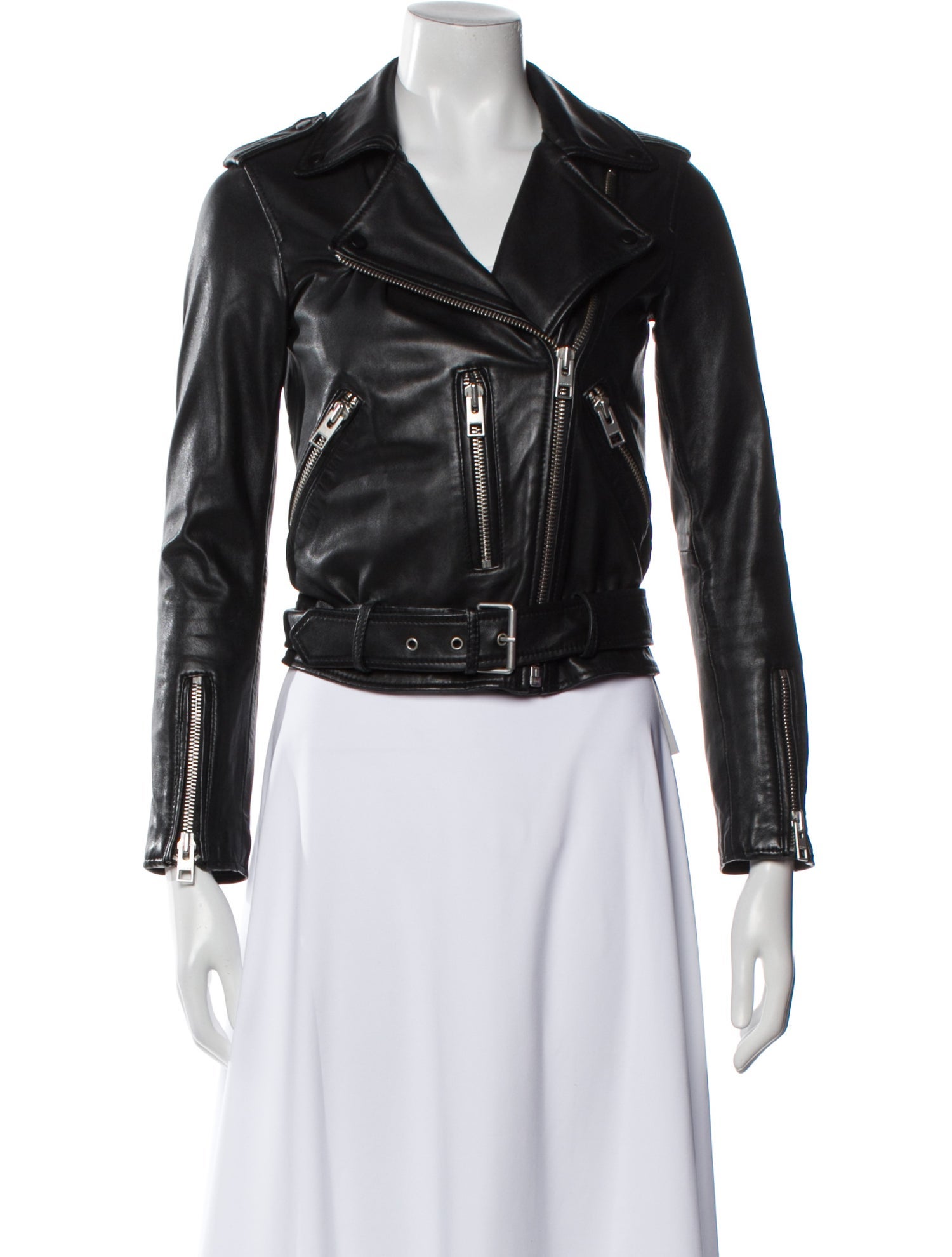 AllSaints Leather Biker Jacket