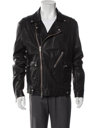 AllSaints Lamb Leather Moto Jacket