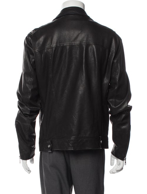 AllSaints Lamb Leather Moto Jacket