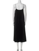 AllSaints Square Neckline Long Dress