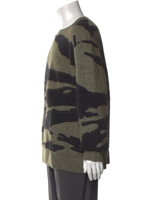 AllSaints Printed Crew Neck Pullover