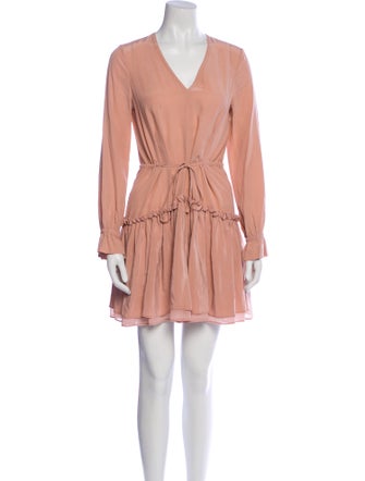 AllSaints Silk Mini Dress