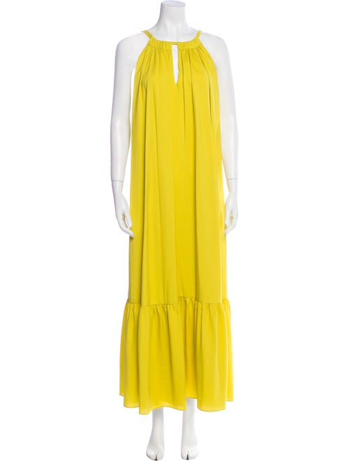 AllSaints Halterneck Long Dress