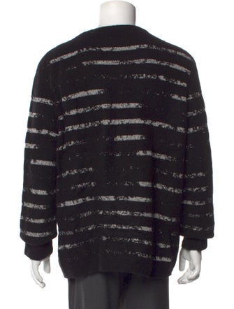 AllSaints Striped Crew Neck Pullover